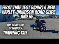 He test rode a New Harley-Davidson Road Glide at Pensacola Harley-Davidson and guess what happened