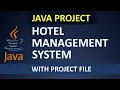 - Hotel Management System Java Project Creating AddRooms Class
