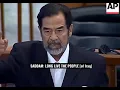 Saddam Hussein s Chilling Reaction to His Death Sentence Real Courtroom Footage 2006