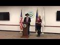Swearing-in ceremony for Sheriff Kieran Donahue