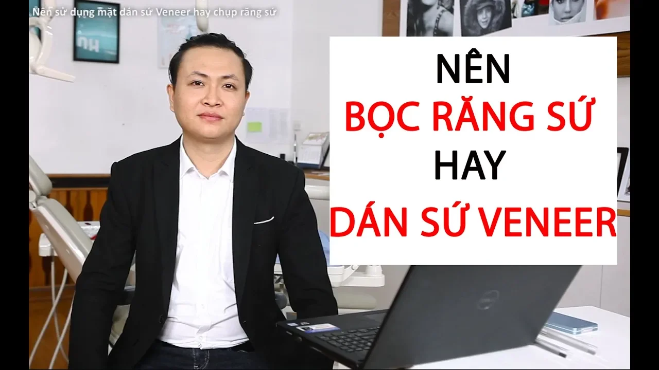 Outline Video Hỏi nhanh đáp gọn - Nên bọc răng sứ hay mặt dán sứ Veneer?