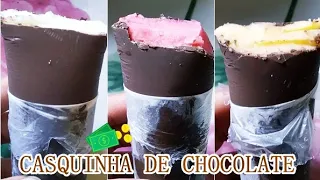 GANHE DINHEIRO COM ESSES GELADINHO COM CASQUINHAS DE CHOCOLATE /COMO FAZER CASQUINHAS 🤑💰💸