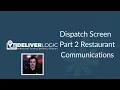 DeliverLogic - Dispatch Screen