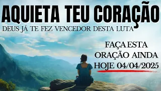 AQUIETA TEU CORAÇÃO E AGRADECE, DEUS JÁ TE DEU A VITÓRIA!