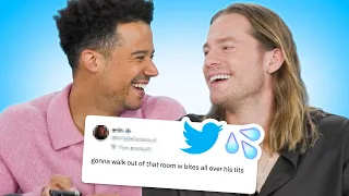 Sam Reid and Jacob Anderson Read Thirst Tweets