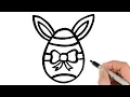 How to Draw an Easter Egg Easy