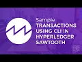 Creating Simple Transaction in Hyperledger Sawtooth - BlockchainX