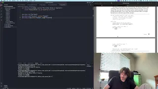 LIVE Python Crash Course Walkthrough Chapter 8 Functions Sept 14 2024 Beginner Learning