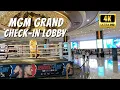 Lobby Check-In-Area MGM Grand Hotel Casino Las Vegas Nevada Walking Las Vegas Hotels