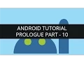 Android Tutorial Prologue - First Android App Part