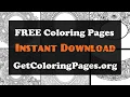 Vintage coloring pages for adults