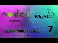 Node js Tutorial - How to prevent SQL injection 7