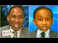 Stephen A reacts to BABY First Take