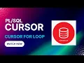 PLSQL Cursor with For Loop