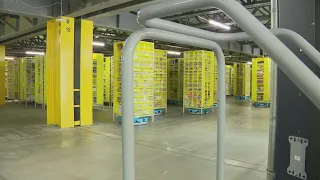 Tour of Amazon Fulfillment Center warehouse in Richmond Texas