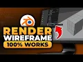 How To Render Wireframe in Blender 100 WORKS NO Yapping To The Point FAST EASY