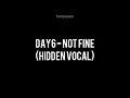 Download Lagu DAY6 - NOT FINE (HIDDEN VOCAL)