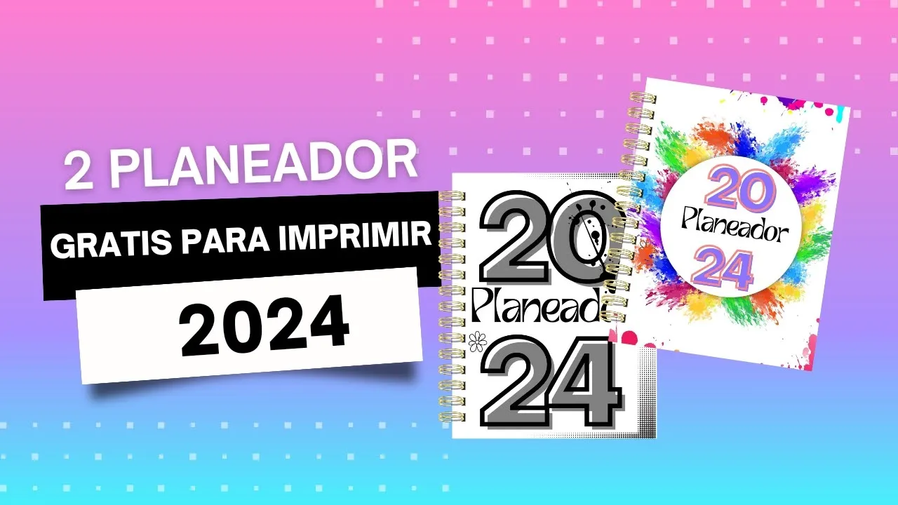 Planner para imprimir. pdf gratis #planner2024