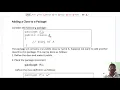 Adding a Class to a Package