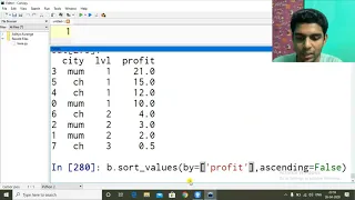 DataFrame - sort