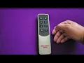 Programming mattress firm adjustable base memory on remote
