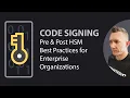 Code Signing Best Practices Pre Post HSM Hardware Security Module