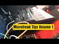MICROFREAK TIPS VOLUME 1