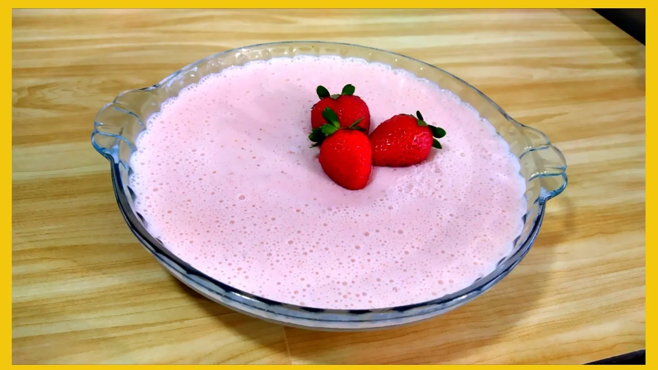 SOBREMESA DE GELATINA COM 2 INGREDIENTES - FÁCIL E DELICIOSA (SUPER ECONÔMICA) - Isamara Amâncio. 