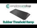 Rubber Threshold Ramp - Made With Extremely Durable Recycled Rubber