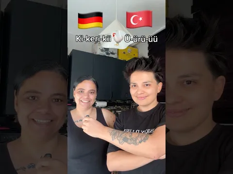 Türkçe vs Almanya hayvan sesleri 🤣 #shorts #language