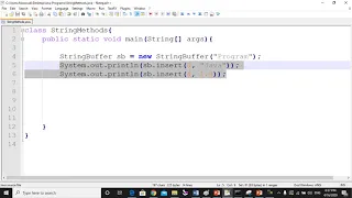 reverse Method StringBuffer 090