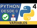 Variables en Python Curso Python 3 4