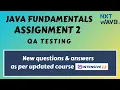 Coding Assignment 2 Java Fundamentals CCBP Nxtwave