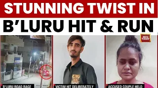 bengaluru hit u0026 run couple chases kills biker over broken mirror caught on cam india today news
