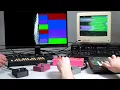Tiny Jam - 3 Video Scopes + Organelle + Bolsa Bass + CZ-101