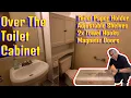 Ahomly Over The Toilet Storage Cabinet