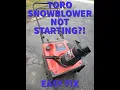 TORO CCR2450 Carb up