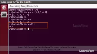 Access Elements from Array in Ruby