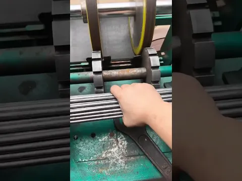 INCREDIBLE WIRE chamfering machine in action! βοΈπ©π±#tech #engineering #industrial #manufacturing