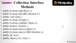 004 Collection interface methods - Advance Java Beginners to Expert