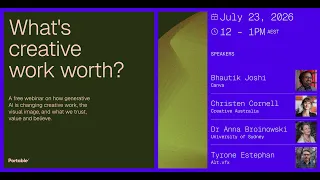 What is creative work worth Portable Webinar