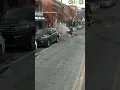 shows moment gas explosion levels building