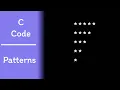C code for Inverted Right Half Pyramid Pattern