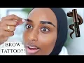MAYBELLINE TATTOO BROW PEEL OFF TINT FIRST IMPRESSIONS WORTH IT Aysha Harun