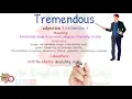 ENHANCED VOCABULARY 9 TREMENDOUS