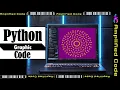 Python Code Sun - Turtle Graphic Python Programming