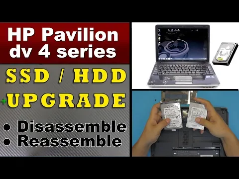 Download MP3 Upgrading Hard drive or SSD drive  in HP Pavilion dv4 series