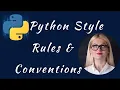 python style rules and conventions
