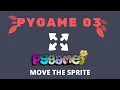Pygame first game 03 animation
