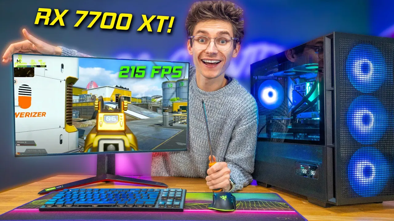 The ULTIMATE 1440p Gaming PC Build 2023! ???? (RX 7700 XT, Ryzen 7700) | AD